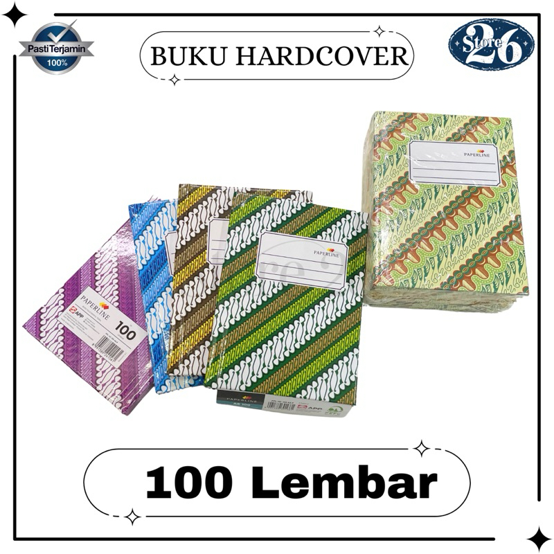 

Hardcover Kecil Oktavo Paperline 100 Lembar