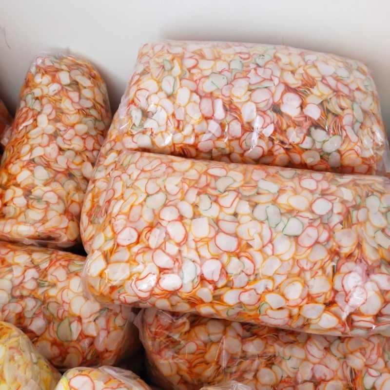 

[BARU] TERMURAH PREMIUM 1KG Kerupuk Bawang Warna Warni Mentah Lebih Enak Wangi Gurih