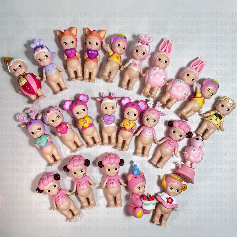 ‼️BACA DESC‼️ETA 2 / PAIR (NO NEGO NO SENSI ORI) UNSEALED Sonny Angel Songel Store Mint Rabbit / Gra