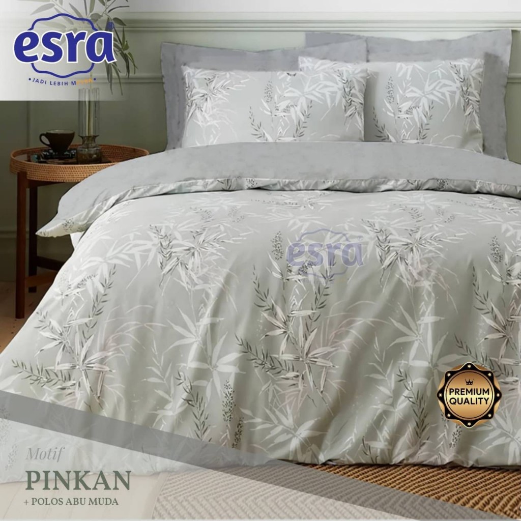 Bedcover Set katun Esra Motif Pinkan