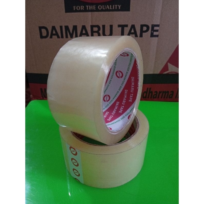 

Lakban Daimaru 2inch x 80 yard/Lakban bening/Lakban coklat