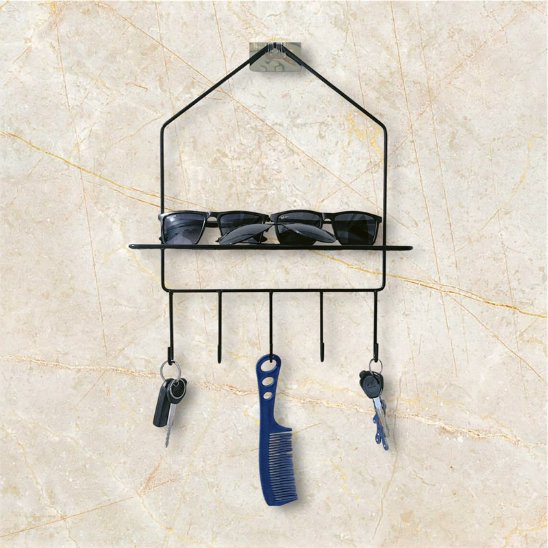 Rak gantungan kunci rak dinding serbaguna gantungan kunci dinding aesthetic