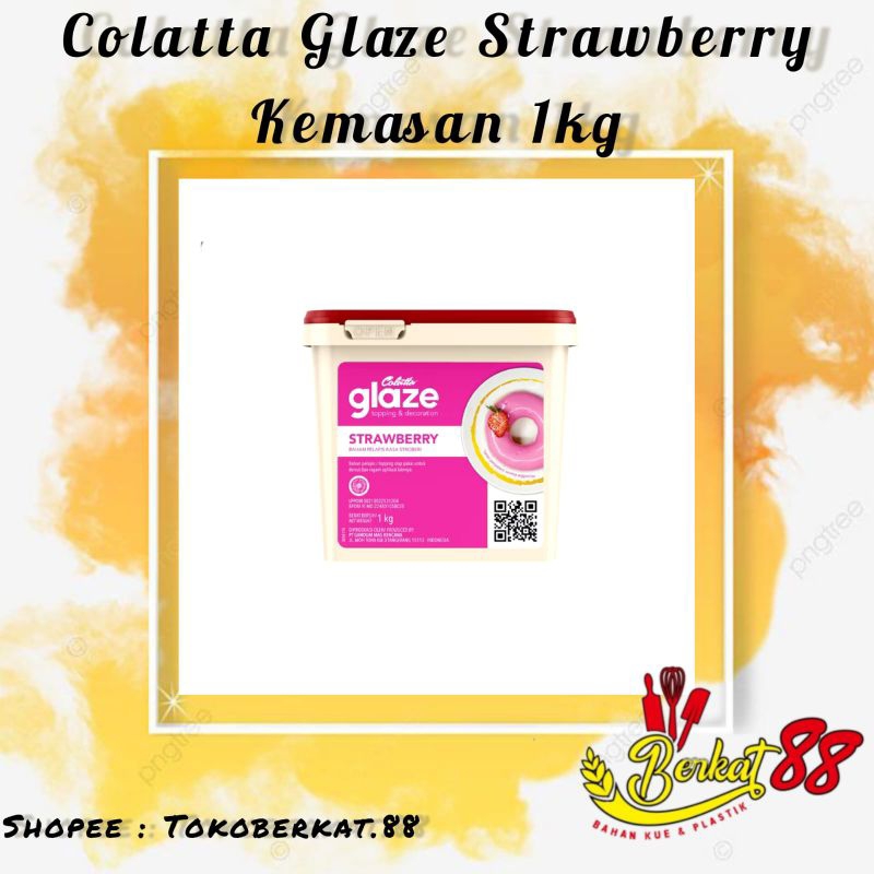 

COLATTA GLAZE STRAWBERRY KEMASAN 1KG