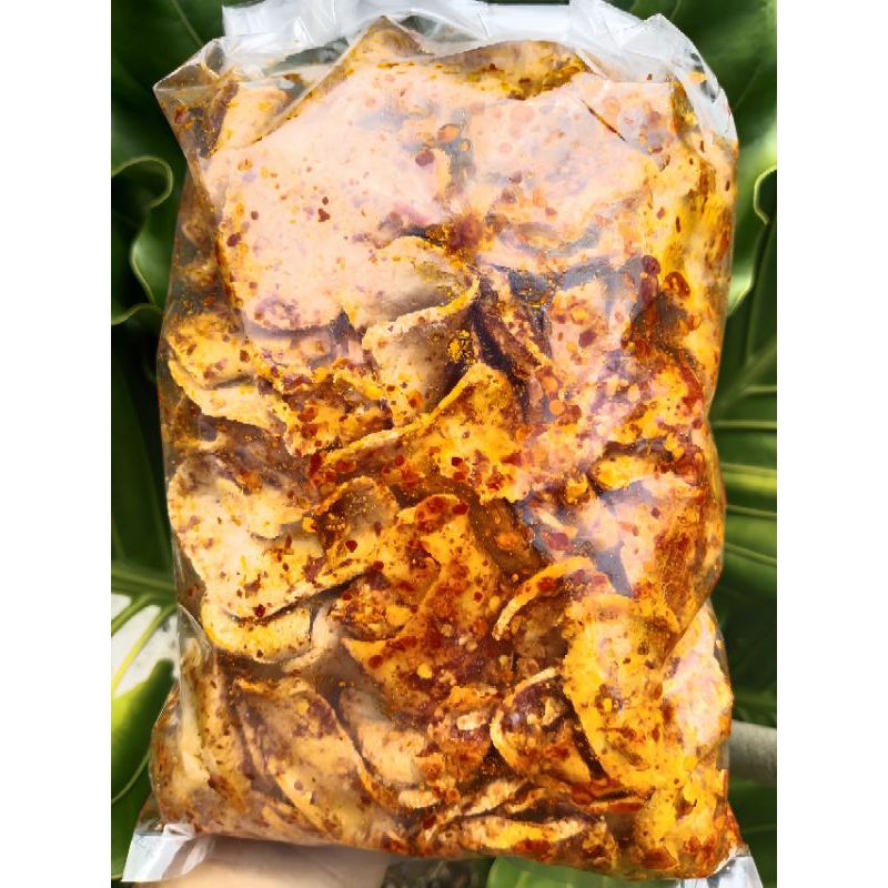 

Basreng Koin Pedas Original 1kg Ekstra Daun Jeruk Renyah Gurih Nikmat