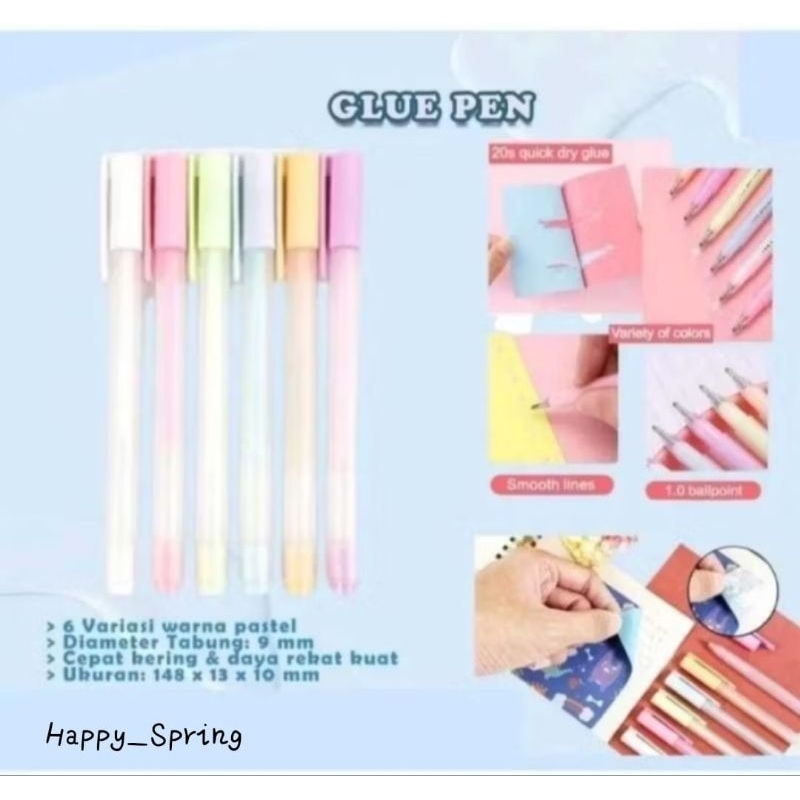 

SPRING Lem Pulpen Gel Cair Praktis / Glue Pen Liquid
