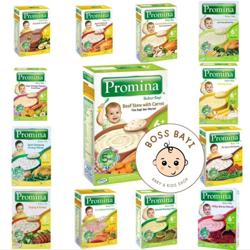 PROMINA - Bubur Bayi / Bubur Tim / Nasi Tim untuk MPASI