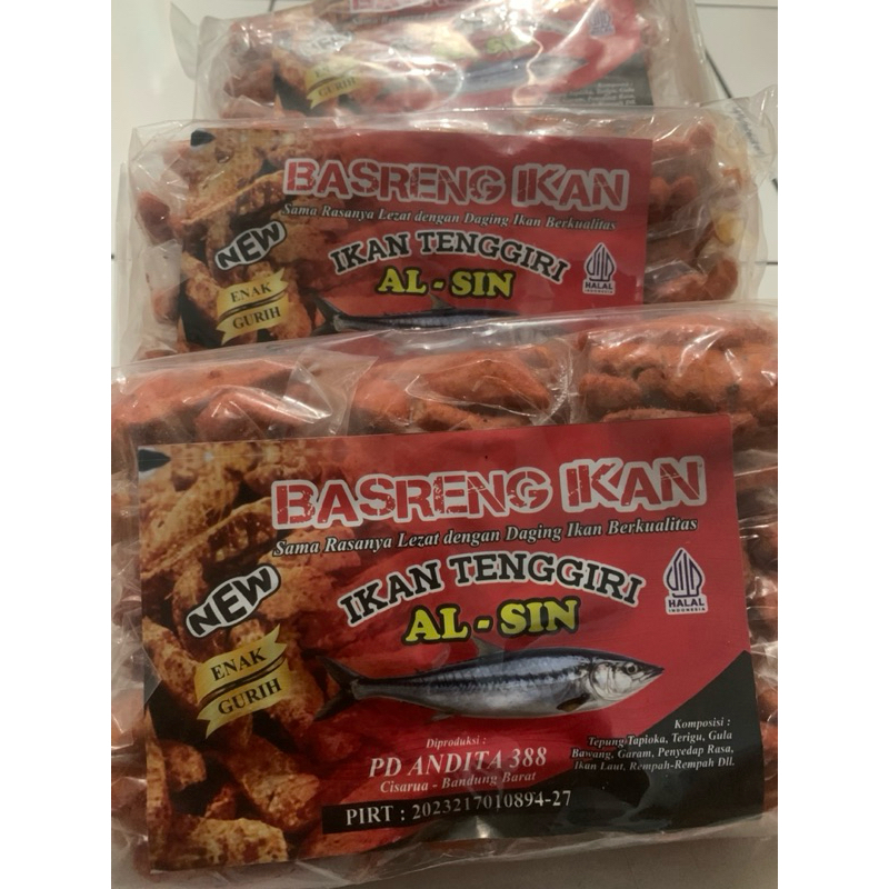 

BASRENG IKAN TENGGIRI KRIUK DAN GURIH 230 GR