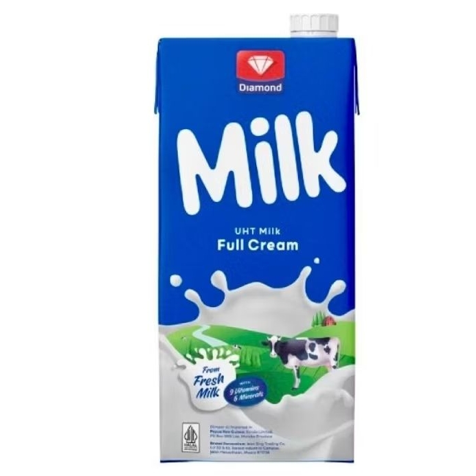 

Susu UHT Full Cream Diamond / Diamond UHT Full Cream -Termurah-