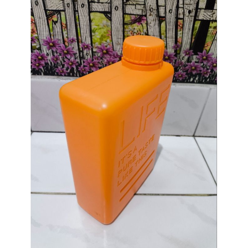 Botol Plastik Tebal Isi 1 liter | Food Grade bahan plastik HDPE | Bekas