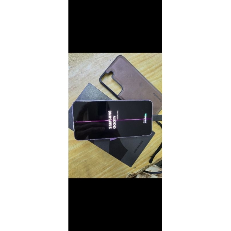 samsung S22 8/256Gb resmi sein fullset garis Lcd