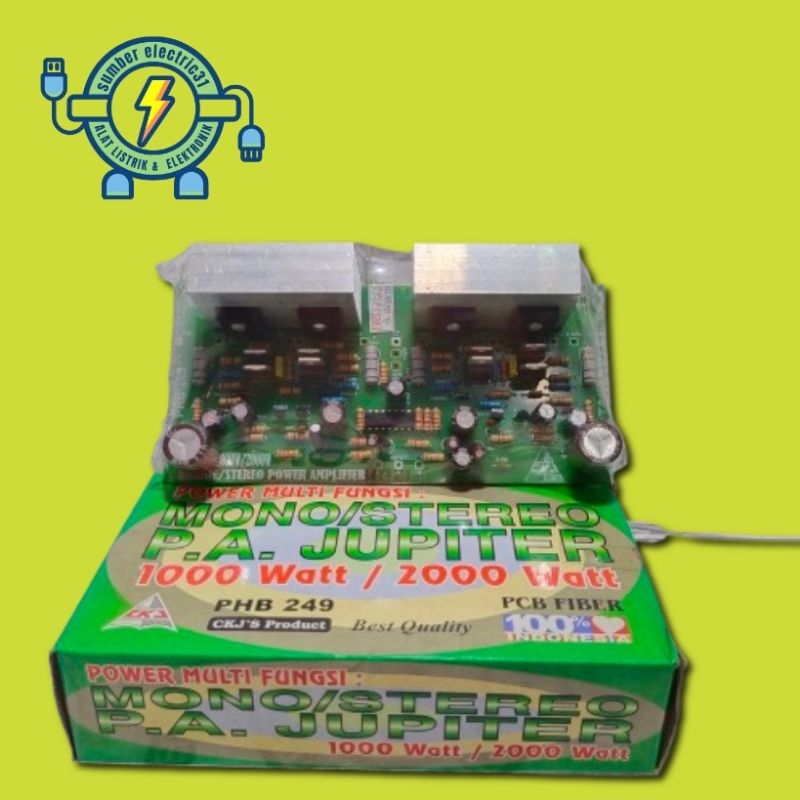 KIT DRIVER POWER MULTI FUNGSI MONO/STEREO P.A. JUPITER 1000 WATT / 2000 WATT PHB 249 CKJ