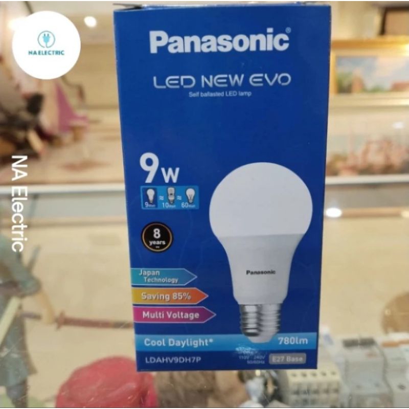 Lampu LED Bulb Panasonic New Evo 9Watt