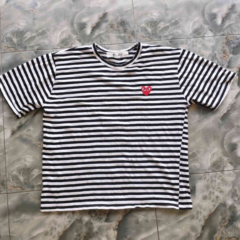 tshirt kaos PLAY CDG salur boxy