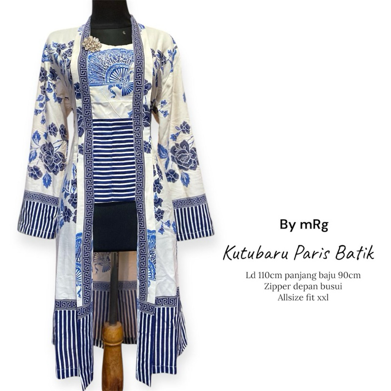 KUTU BARU PARIS BATIK KEBAYA KUTU BARU KEBAYA BATIK KEKINIAN KEREN KEBAYA ETNIK BATIK