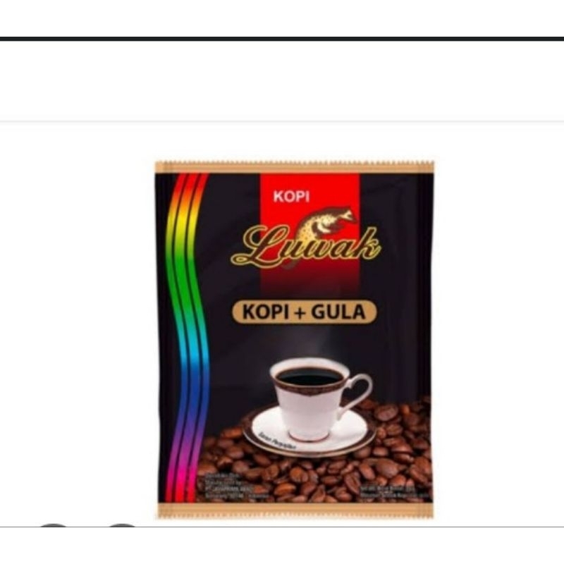 

KOPI LUWAK kopi + gula 1 renceng isi 10 saset luwak kopi emang mantap