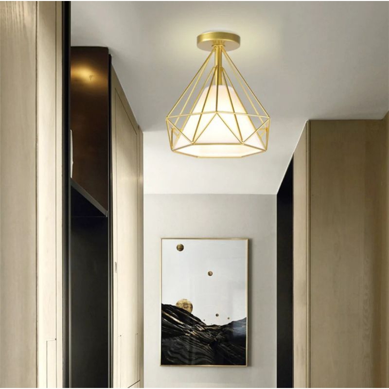 COD Lampu Gantung Lampu Plafon Gantung Kristal Minimalis Lampu kristal plafon rumah Lampu ceiling kr