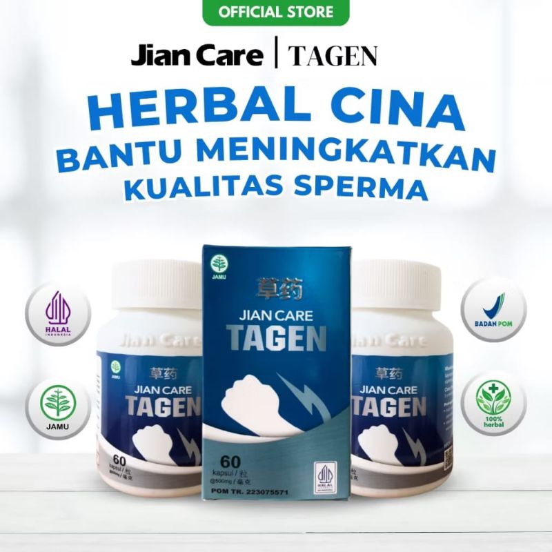 Jiancare Tagen - Obat Herbal Cina Untuk Membantu Masalah Keperkasaan Pria Dewasa Kesuburan Pria