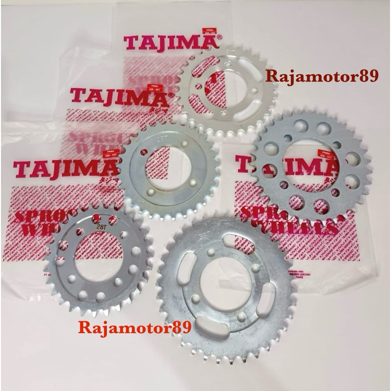 Gear belakang 428 kecil Supra x lama Legenda Grand 28 29 30 31 32 33 34 35T