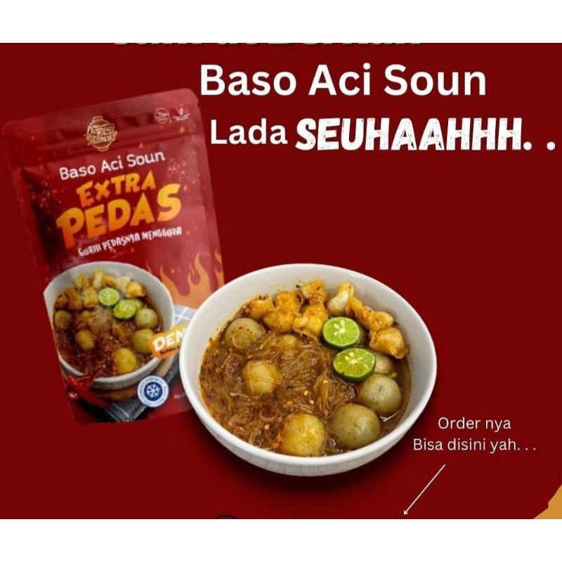 

Baso soun sambal kacang