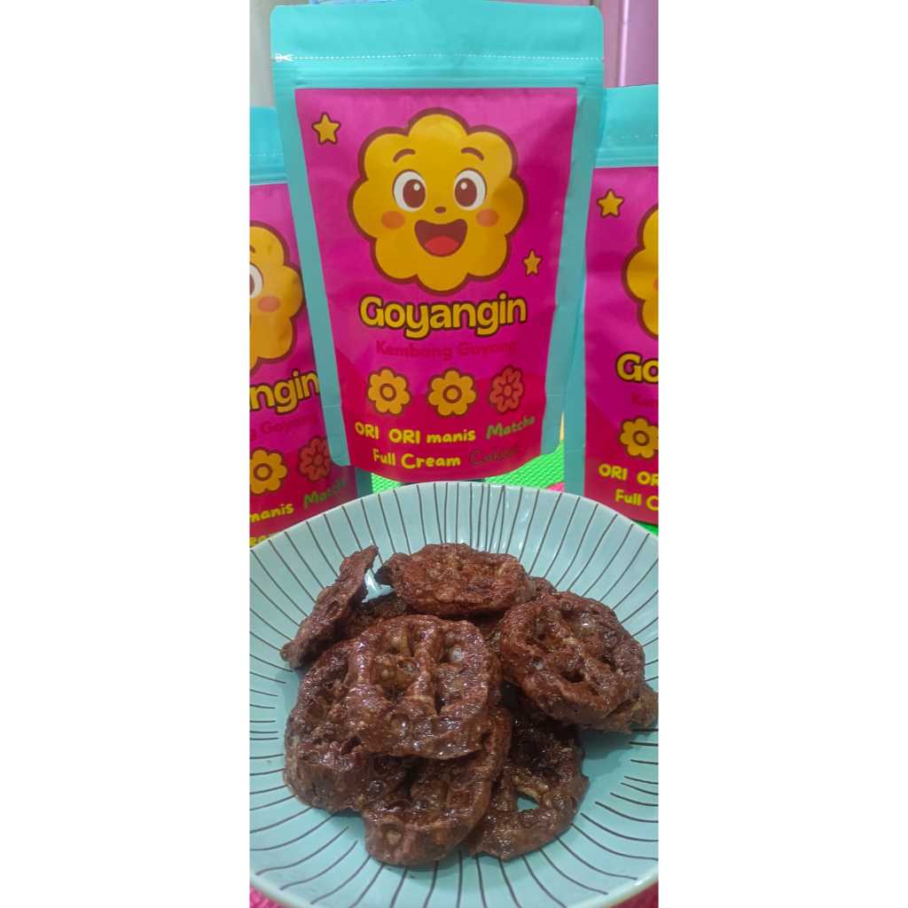 

Goyangin \ Kembang Goyang Mini Rasa Hazelnut – Snack Renyah Kekinian Free Baby Gold
