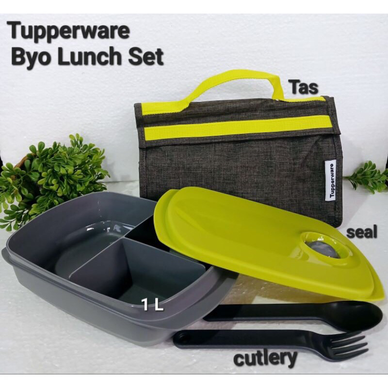 Tupperware byo lunch box set kotak bekal makan