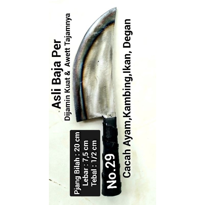 pisau ayam ,daging dan ikan