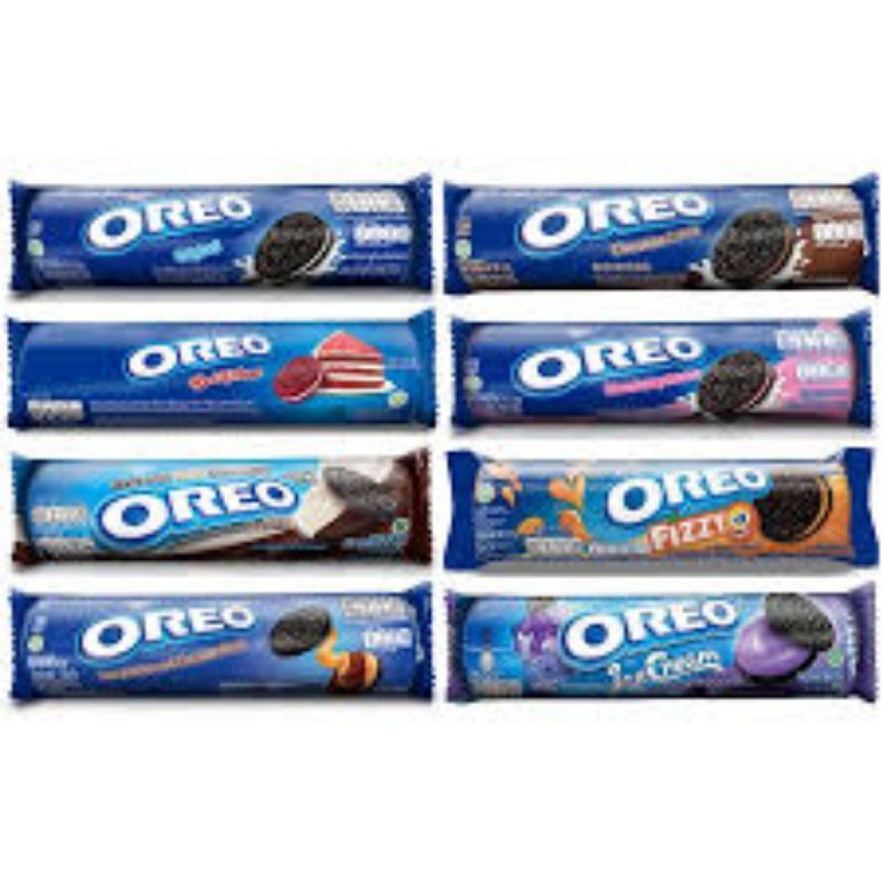

OREO SANDWICH ROLL NETTO 123.5 GR VARIAN CHOCOLATE | VANILLA | STRAWBERRY | BLUEBERY