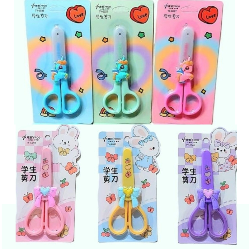 

Gunting Scissors Fancy Lucu Anak Cewe Karakter Kartun Unicorn Animal Cute Pita