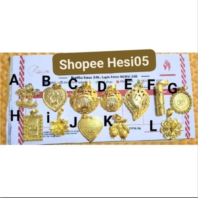 LIONTIN BANDUL MAINAN KALUNG LAPIS EMAS 24