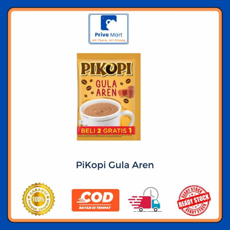 

PiKopi Gula Aren Beli 2 Gratis 1 @20g x 3pcs Prive Mart