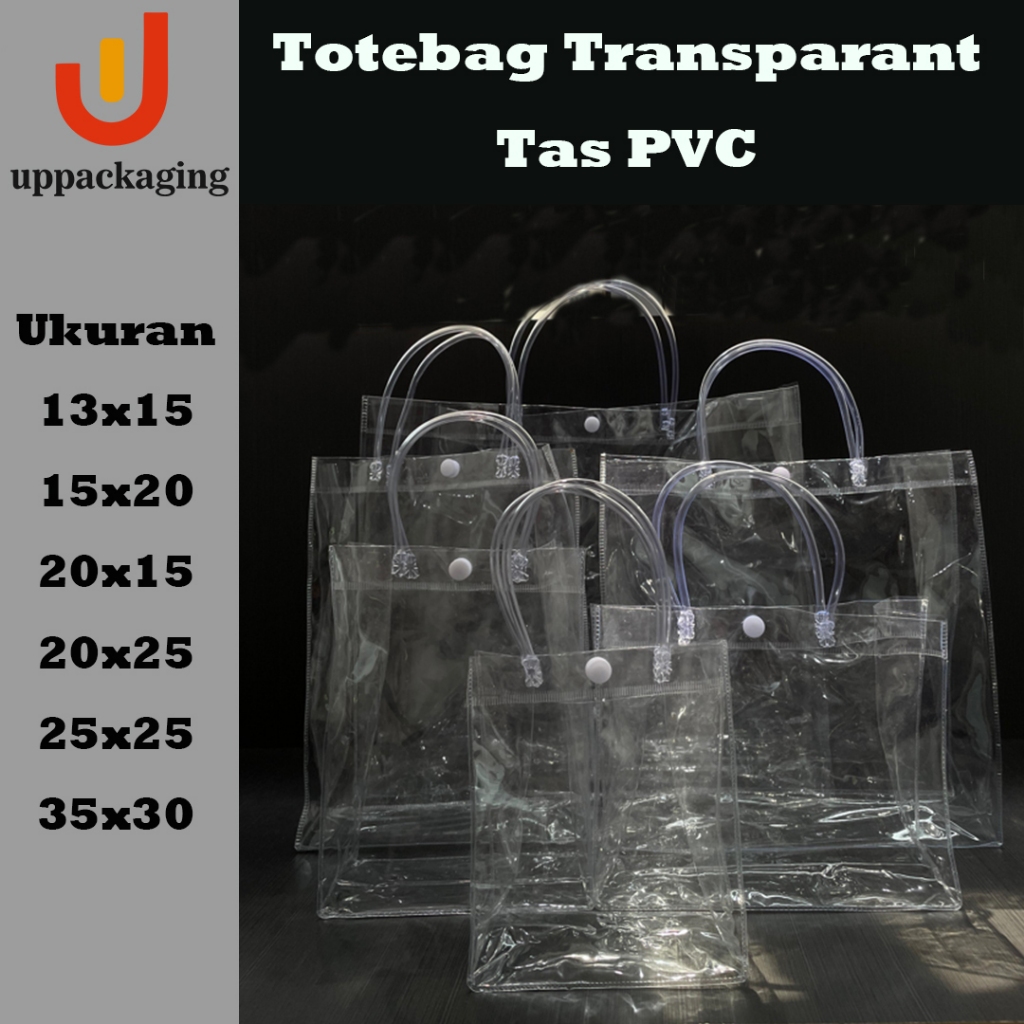 

Totebag Transparant | Tas Mika PVC Transparan | Tas Mika Souvenir Ulang Tahun Bening
