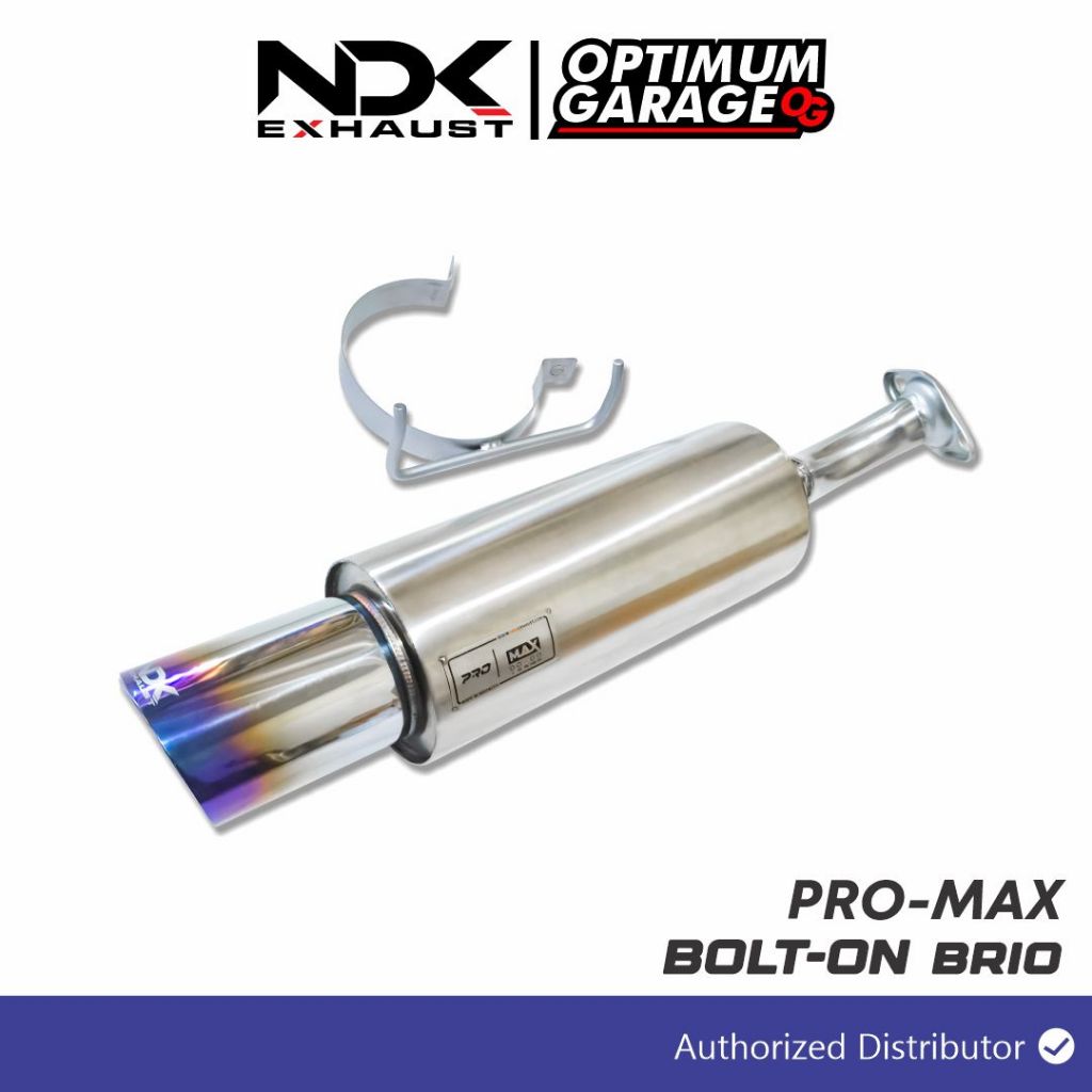 KNALPOT MOBIL NDK EXHAUST MUFFLER PRO MAX  PLUS BOLTON MOBIL HONDA BRIO