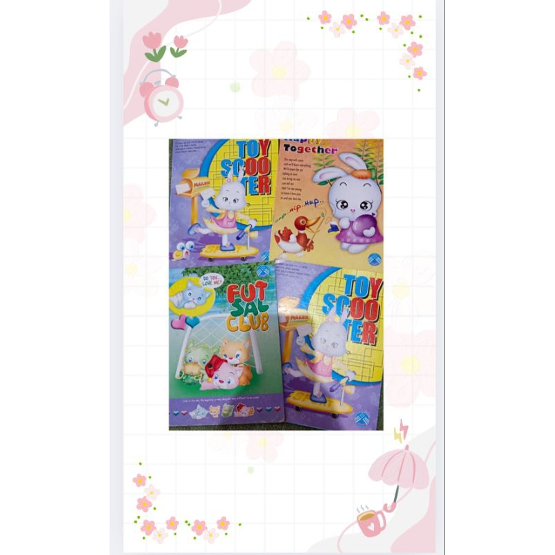 

Buku Tulis Anak per 10pcs ya