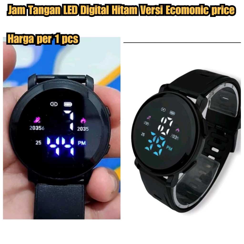 Jam tangan digital ergonomic new Jam tangan LED digital economic version jam tangan harga hemat Hita