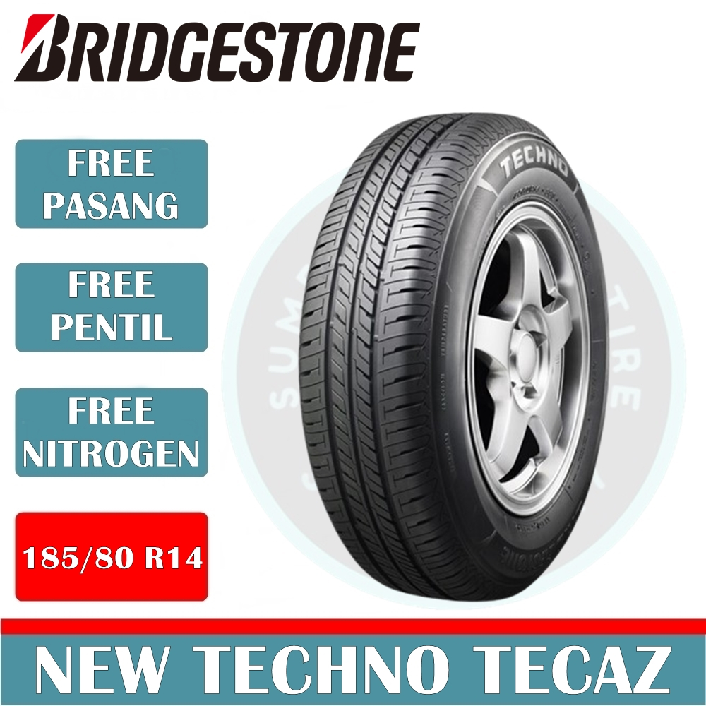Ban Mobil BRIDGESTONE NEW TECHNO TECAZ 185/80 R14 Tubeless Ban Mobil Suzuki APV Ban Mobil Panther LS