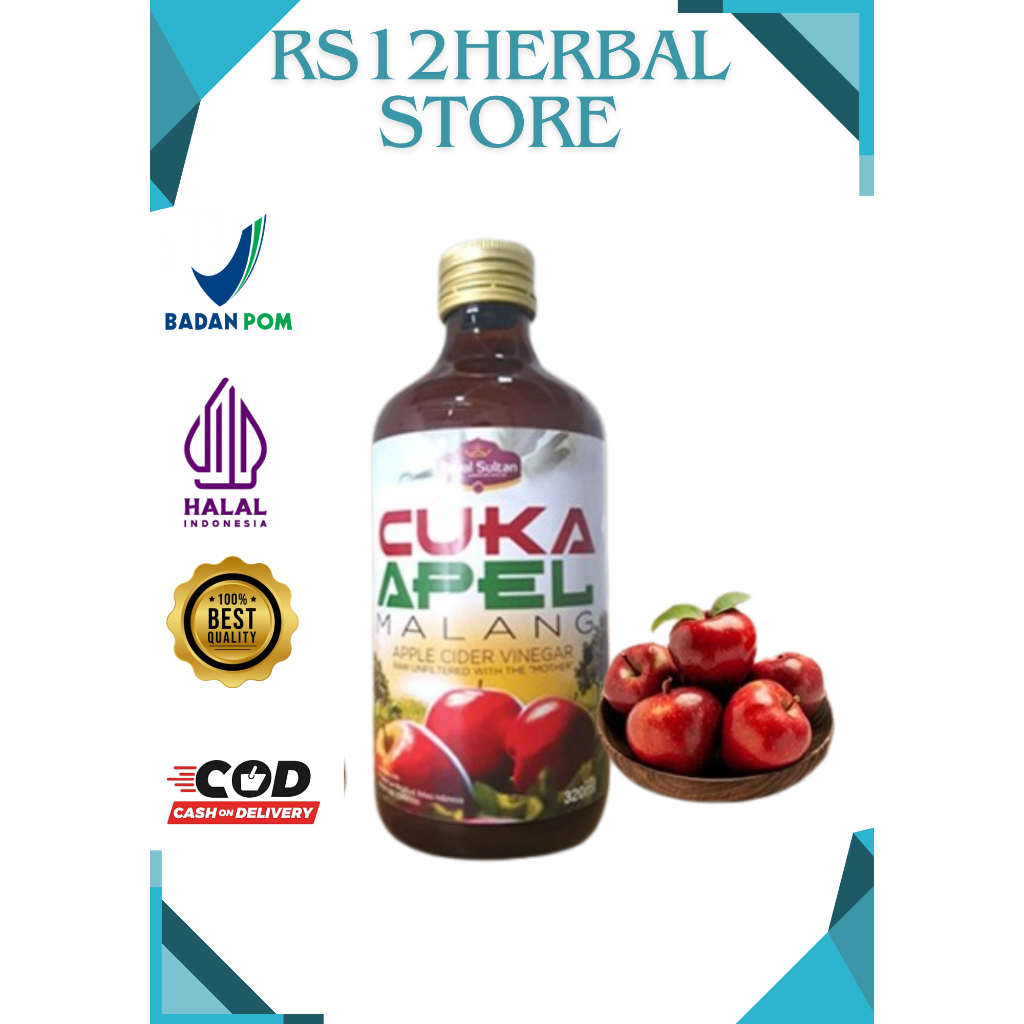 

Cuka Apel Batu - Malang Royal Sultan | Apple Cider Vinegar Organic - 320ml