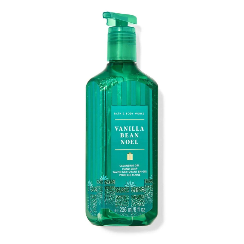 BBW Bath and Body Works - Hand Soap Cleansing Gel Sabun Cuci Tangan Vanilla Bean Noel 236ml Original