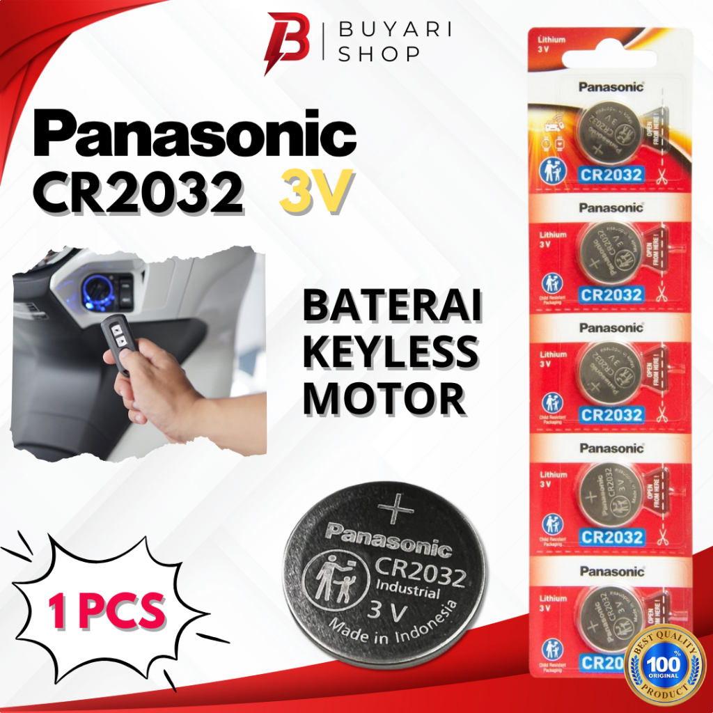 KEMASAN BARU Baterai Batre Batrai Batrei Timbangan Digital badan Makanan GEA Panasonic  Baterai CMOS