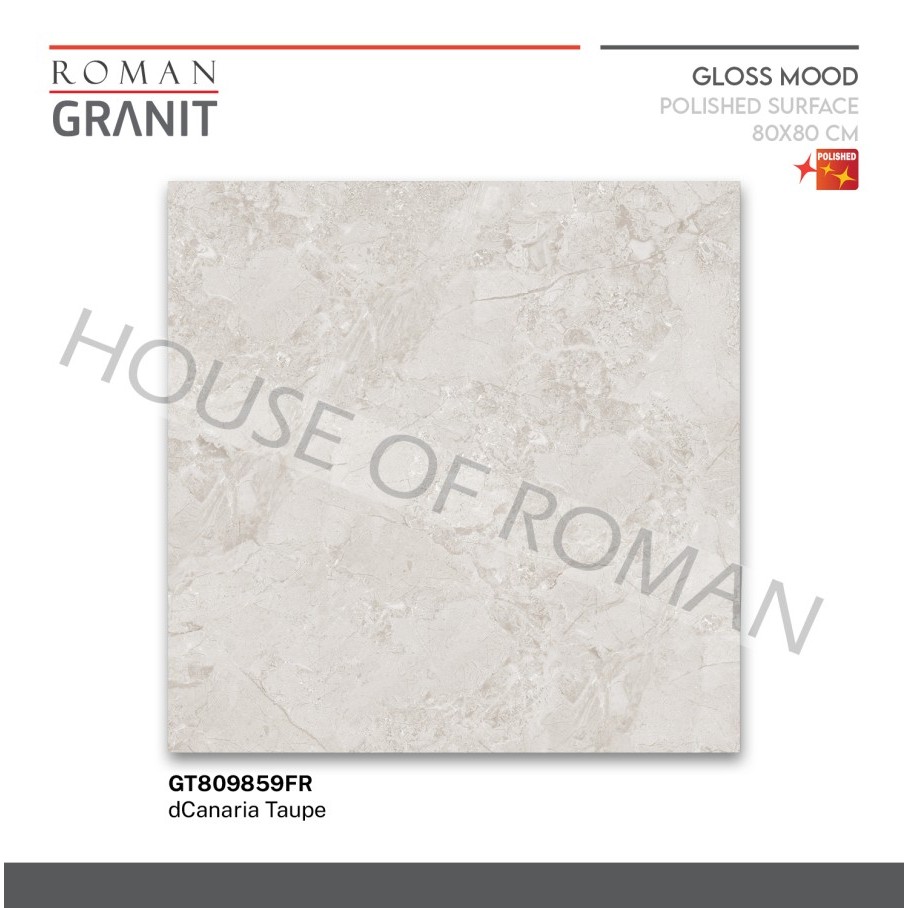 ROMAN GRANIT dCanaria Taupe 80x80 GT809859FR ROMAN GRANIT