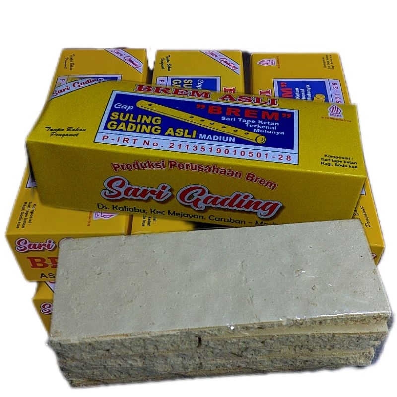 

Paket 6 Box Brem Jumbo Original Khas Madiun Isi 5 Batang Cap Suling Gading Asli Grosir Cemilan Food