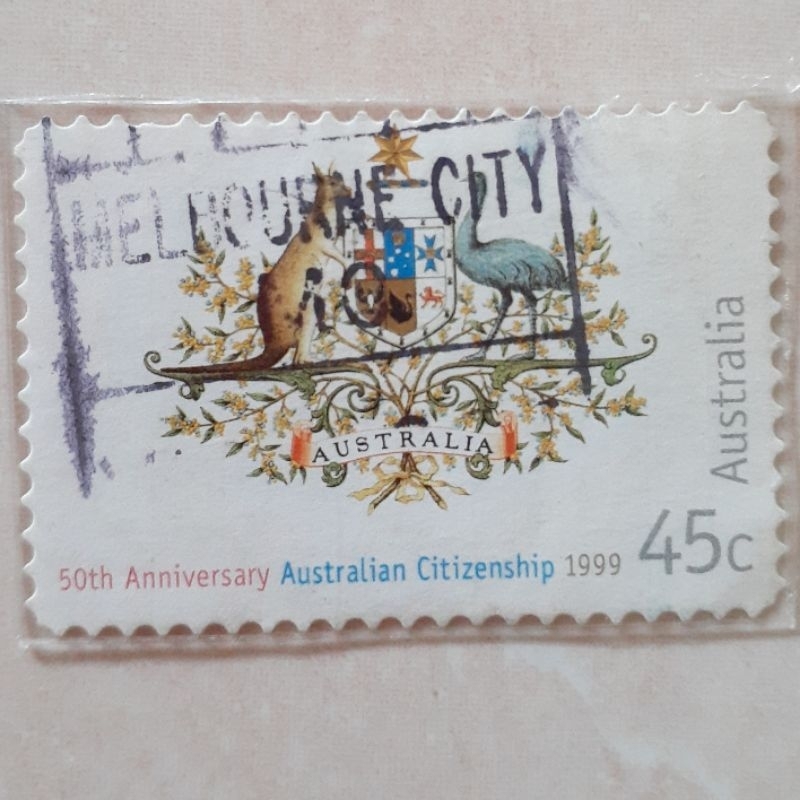 

Perangko Australia 50th Anniversary of Australian Citizens Tahun 1999