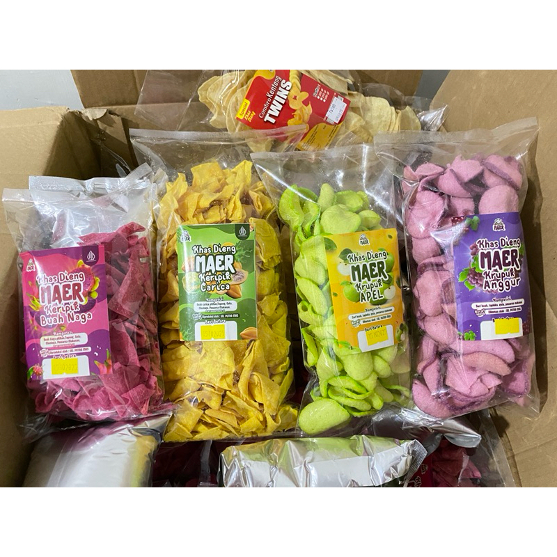 

keripik carica - keripik buah naga - keripik apel - keripik anggur - keripik combro kentang