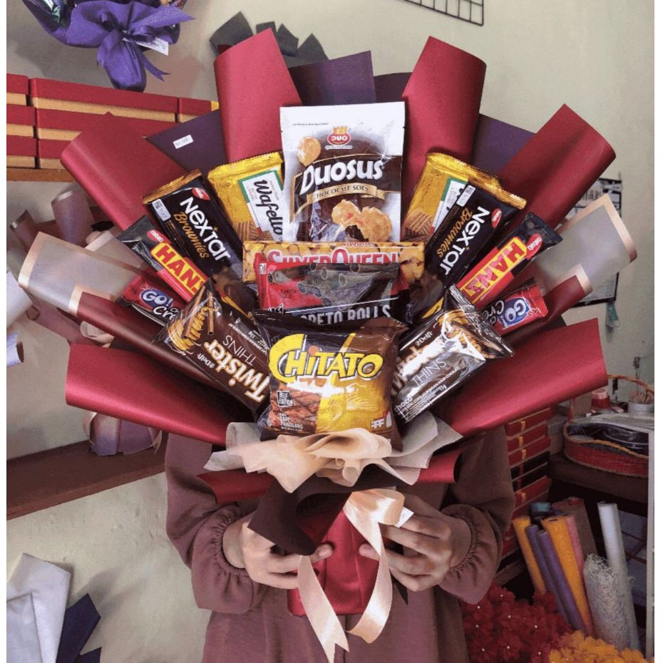 

Xmaster Viflowerss Buket snack bandung buket snack cimahi buket wisuda buket ulang tahun