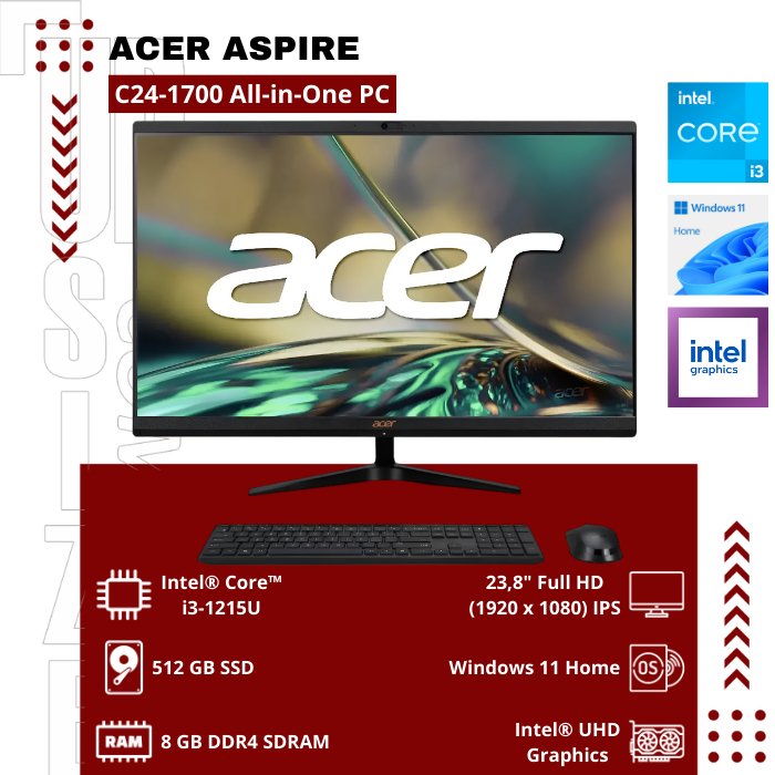 Acer Aspire C24-1700 All-in-One PC