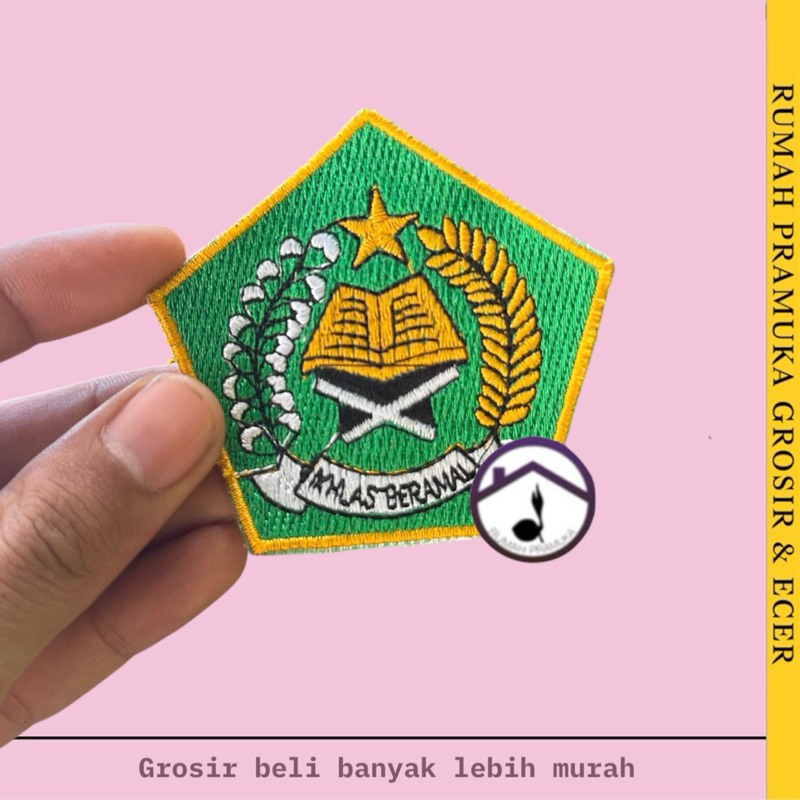 Bordir Depag Logo Ikhlas Beramal