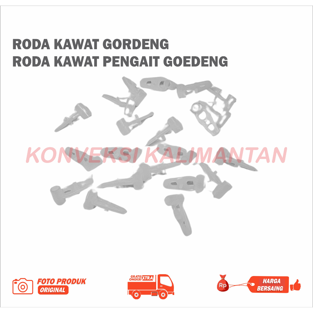 RODA KAWAT GORDENG / RODA PLASTIK KAWAT PENGAIT GORDEN