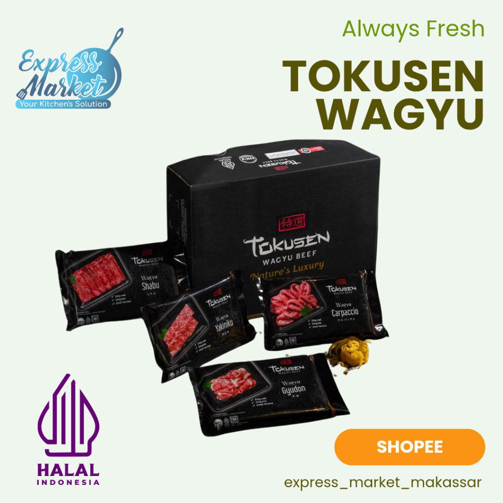 

Daging Sapi Wagyu Slice Tokusen