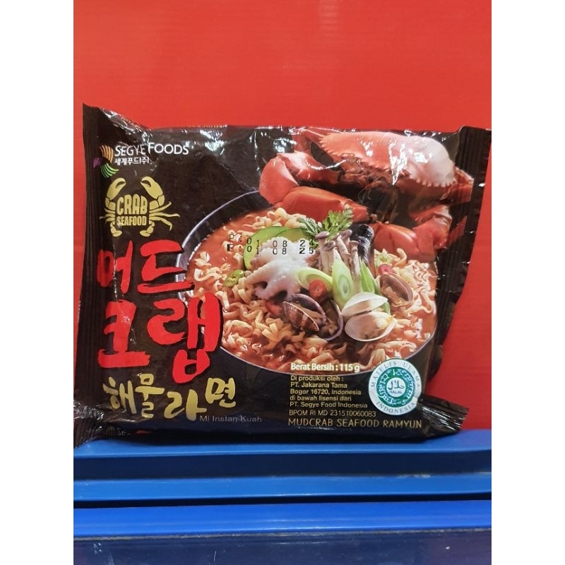 

Segye Foods MudCrab Seafood Ramyun 115gr