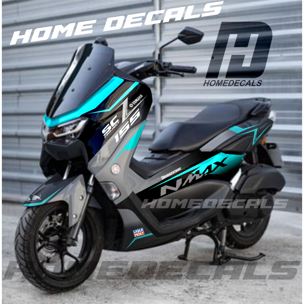 Decal NMAX 2020 2021 2022 New - Stiker Full Blok NMAX 2020-2022 - Stiker NMAX Full Body Desain Terba