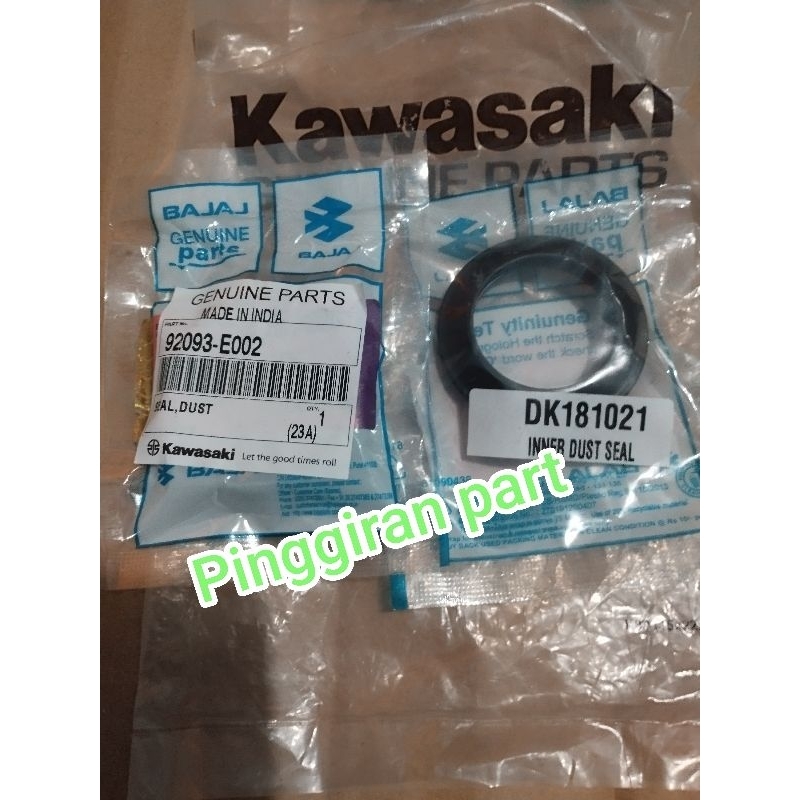 seal debu shock depan pulsar 200NS pulsar NS200 sepasang original